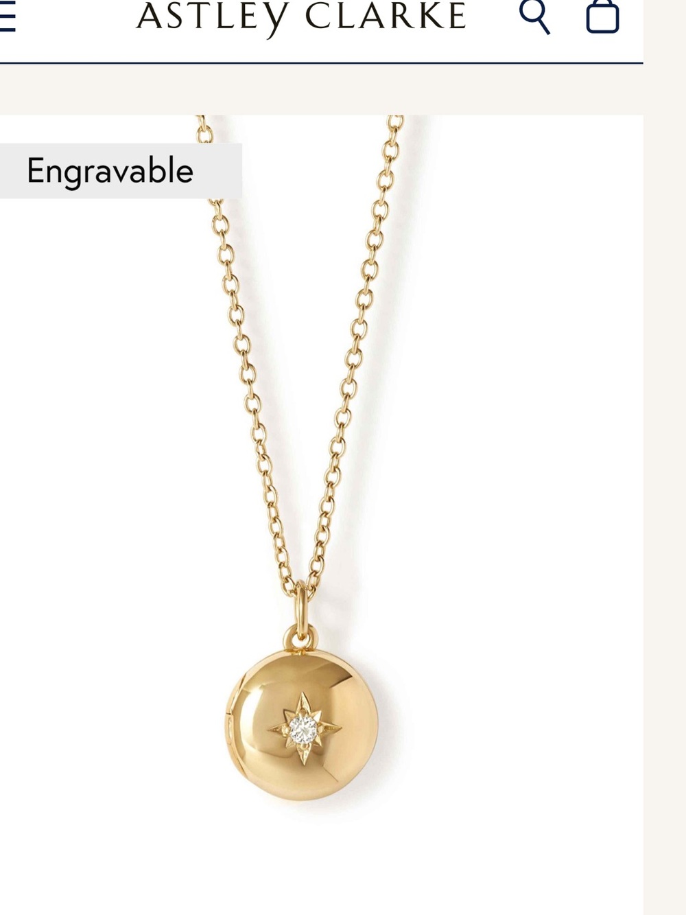 Astley Clarke mini locket
